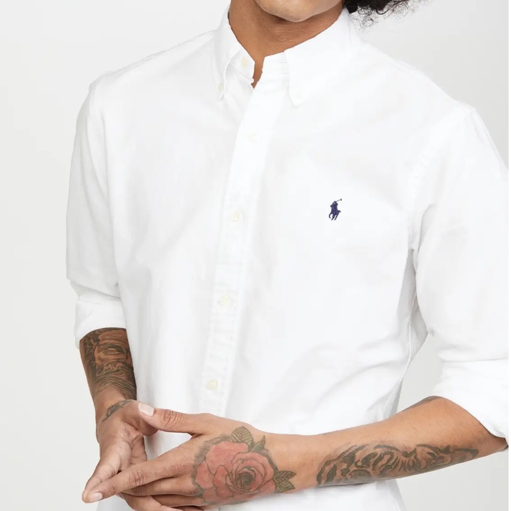 NWOT Men’s Ralph Lauren Polo Classic Fit Oxford Dress Love-Sleeve Shirt